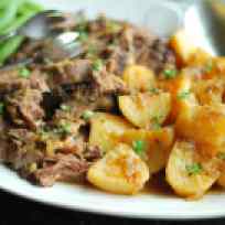 Lamb Boulangere / Slow Cooked Lamb Shoulder and Potatoes Recipe | Gather and Graze