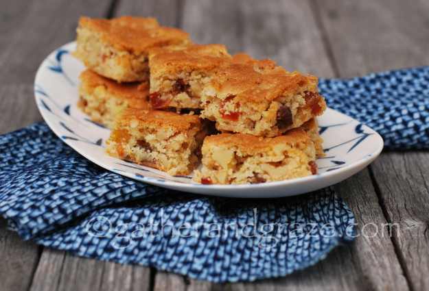 Barb's Fruit and Nut Slice | Recipe | Gather and Graze