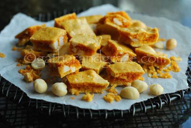 Macadamia Nut Honeycomb | Gather and Graze