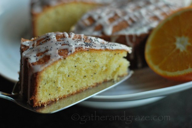 Orange Poppyseed Quatre-Quarts Cake | Gather and Graze